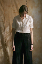 Margaret Shirt Belgian Linen M