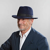 Marine Blue Burlington Trilby