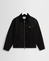 Mason - Black Peached Canvas Work Jacket