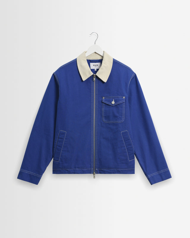 Mason - Blue Peached Canvas Work Jacket