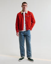 Mason Red Peached Canvas Work Jacket