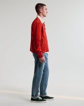 Mason Red Peached Canvas Work Jacket