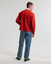 Mason Red Peached Canvas Work Jacket