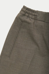 Wool Stretch Easy Pants Mocha
