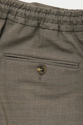 Wool Stretch Easy Pants Mocha