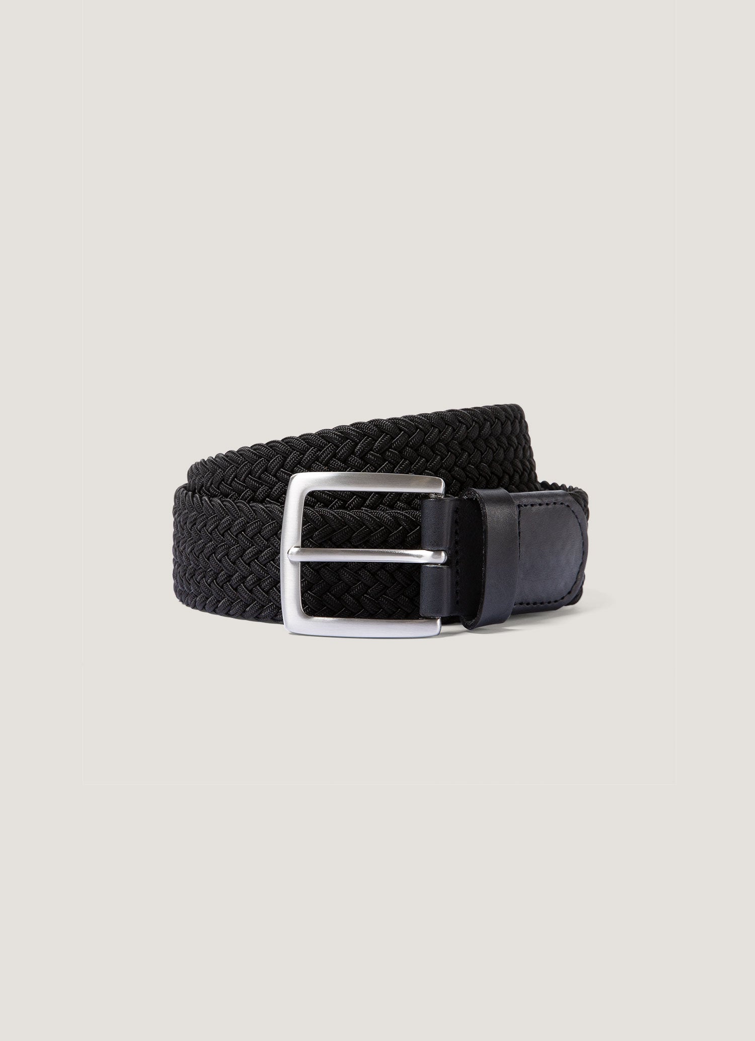 Men S Elasticated Braided Belt In
