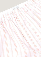Men's Classic Boxer Short in Pale Pink Stripe