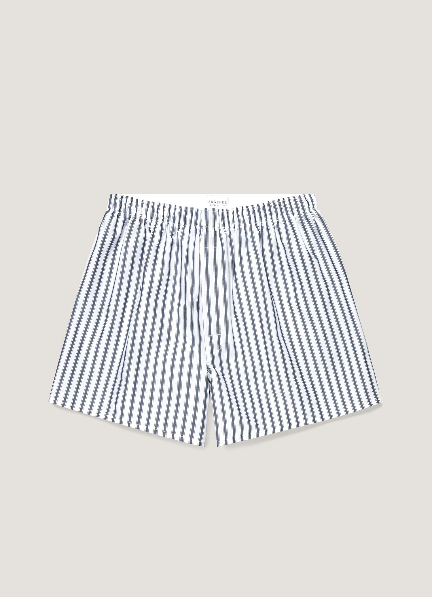 Men S Classic Boxer Short In Navy Stripe