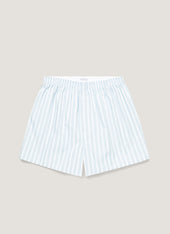 Men's Classic Boxer Short in Sky Blue/White