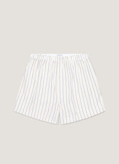 Men's Classic Boxer Short in White/Blue/Yellow