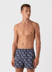 Men's Classic Boxer Short in Liberty Fabric Navy Meadow