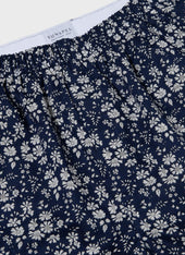 Men's Classic Boxer Short in Liberty Fabric Navy Meadow