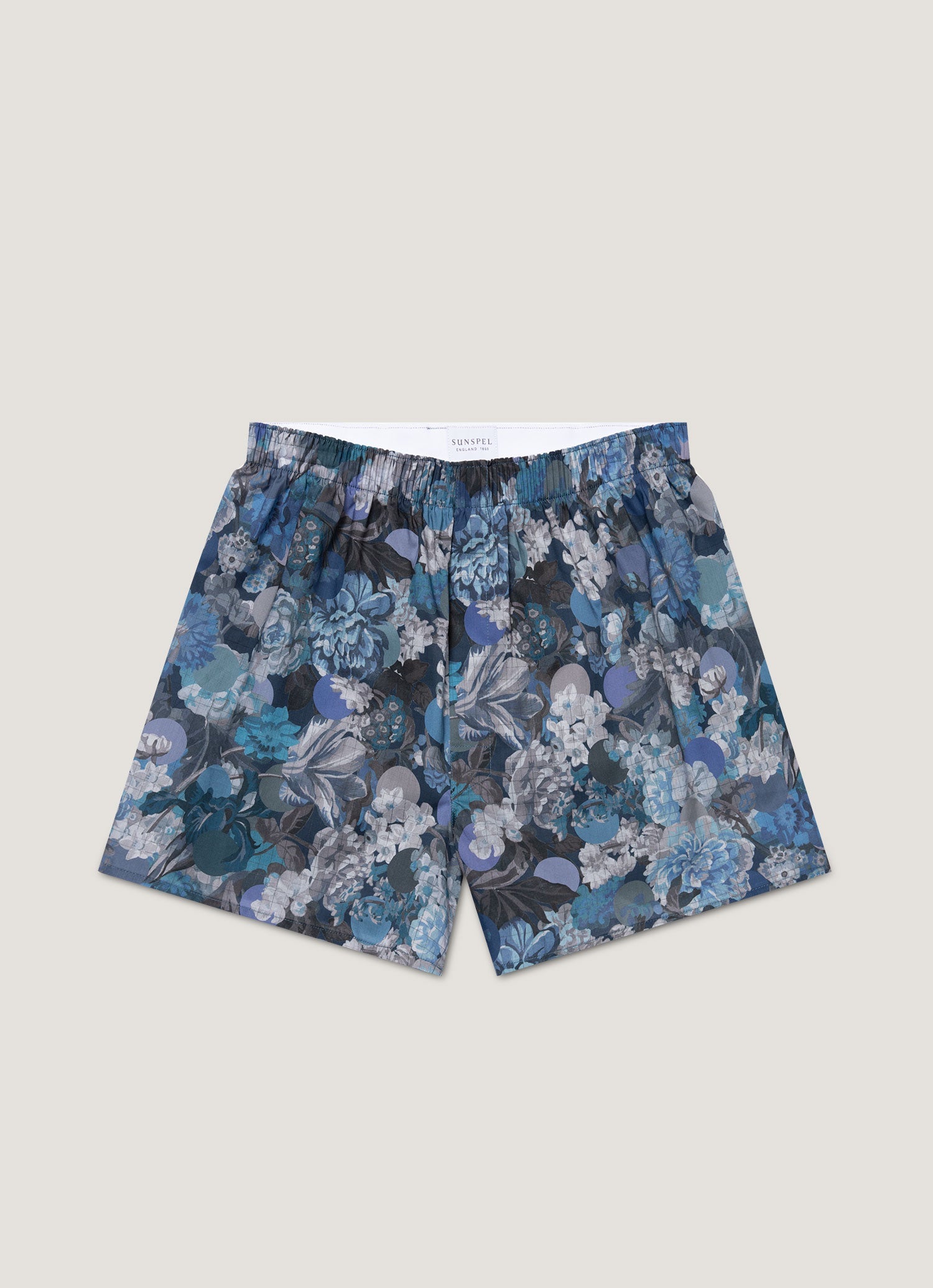Men S Classic Boxer Short In Liberty Fabric In Frost Floral