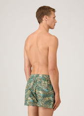 Men's Classic Boxer Short in Liberty Fabric in Hillside Green