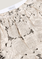 Men's Classic Boxer Short in Liberty Fabric in White English Bloom