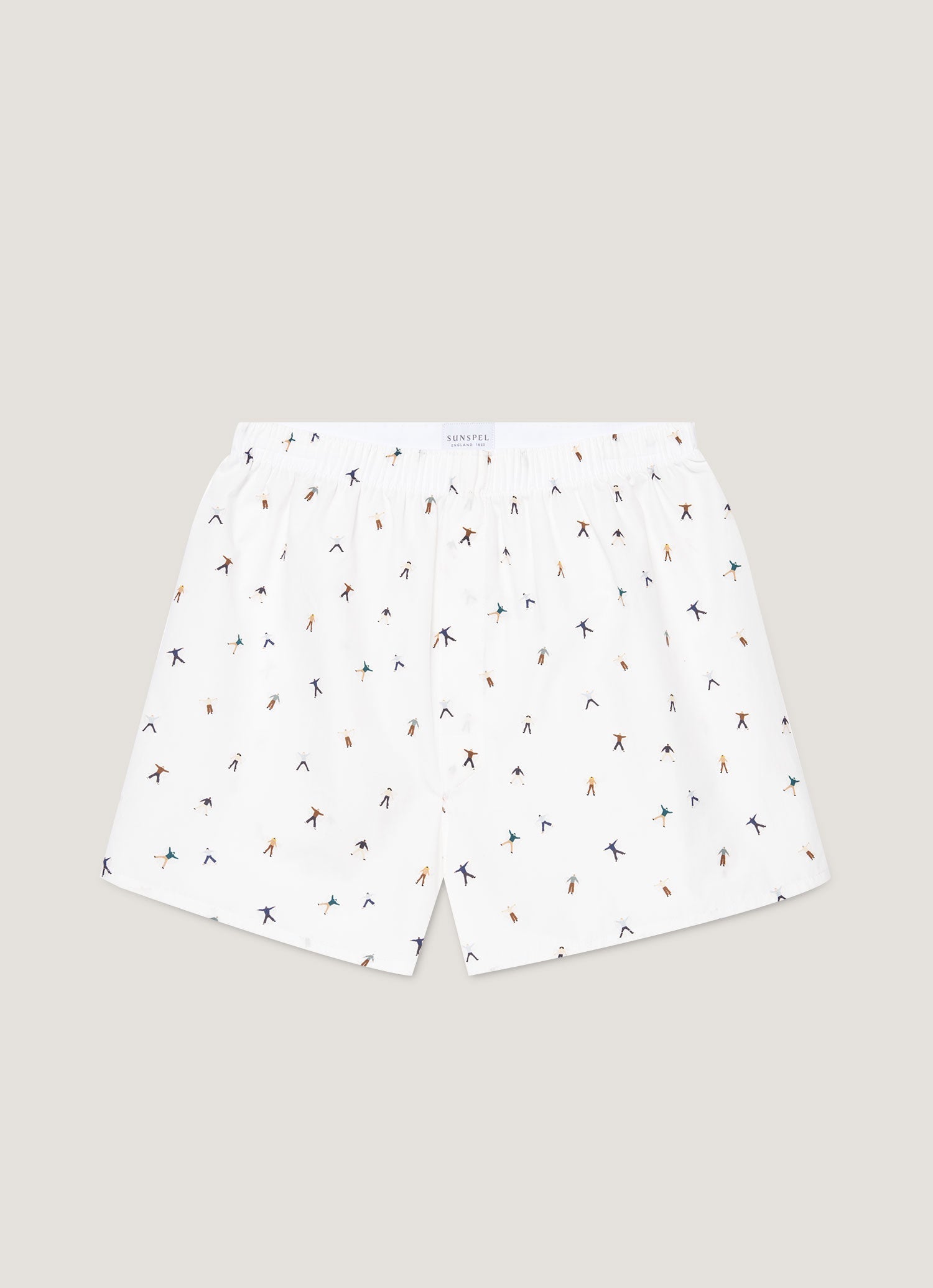 Men S Classic Boxer Short In Snow Angel Print