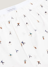 Men's Classic Boxer Short in Snow Angel Print