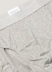 Men's Stretch Cotton Briefs in Grey Melange