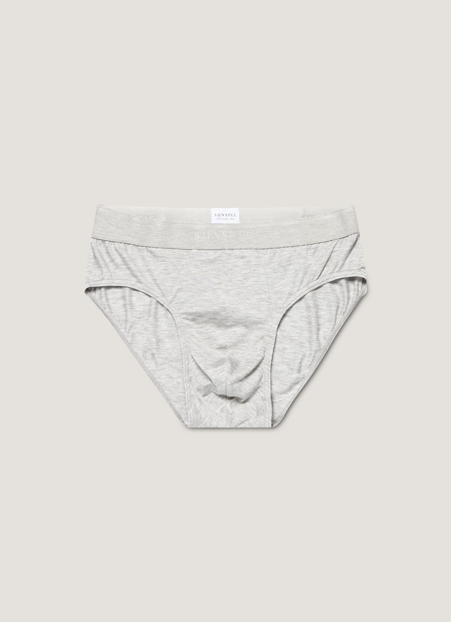 Men S Tencel Briefs In Grey Melange