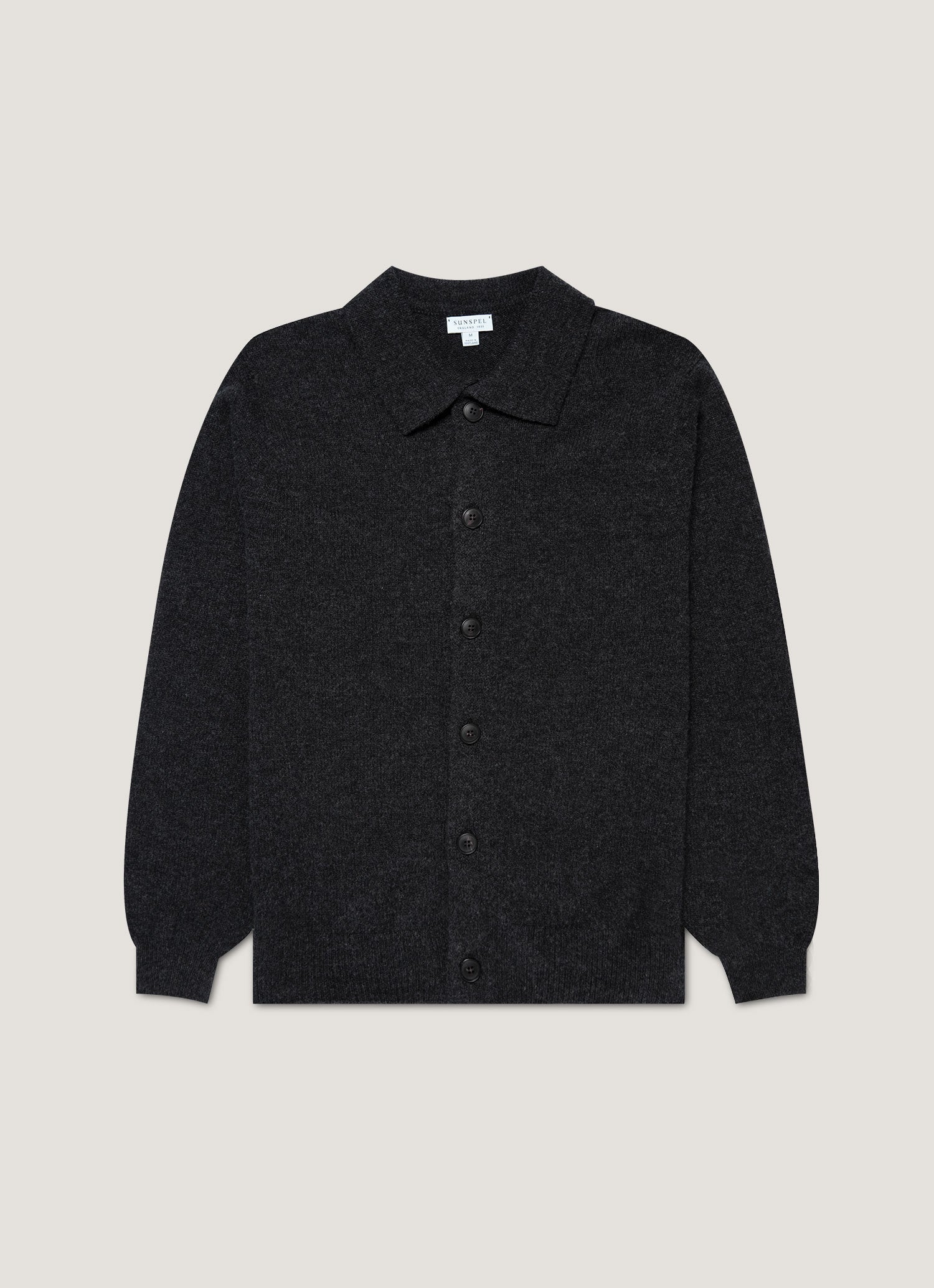Men S Lambswool Cardigan In Melange