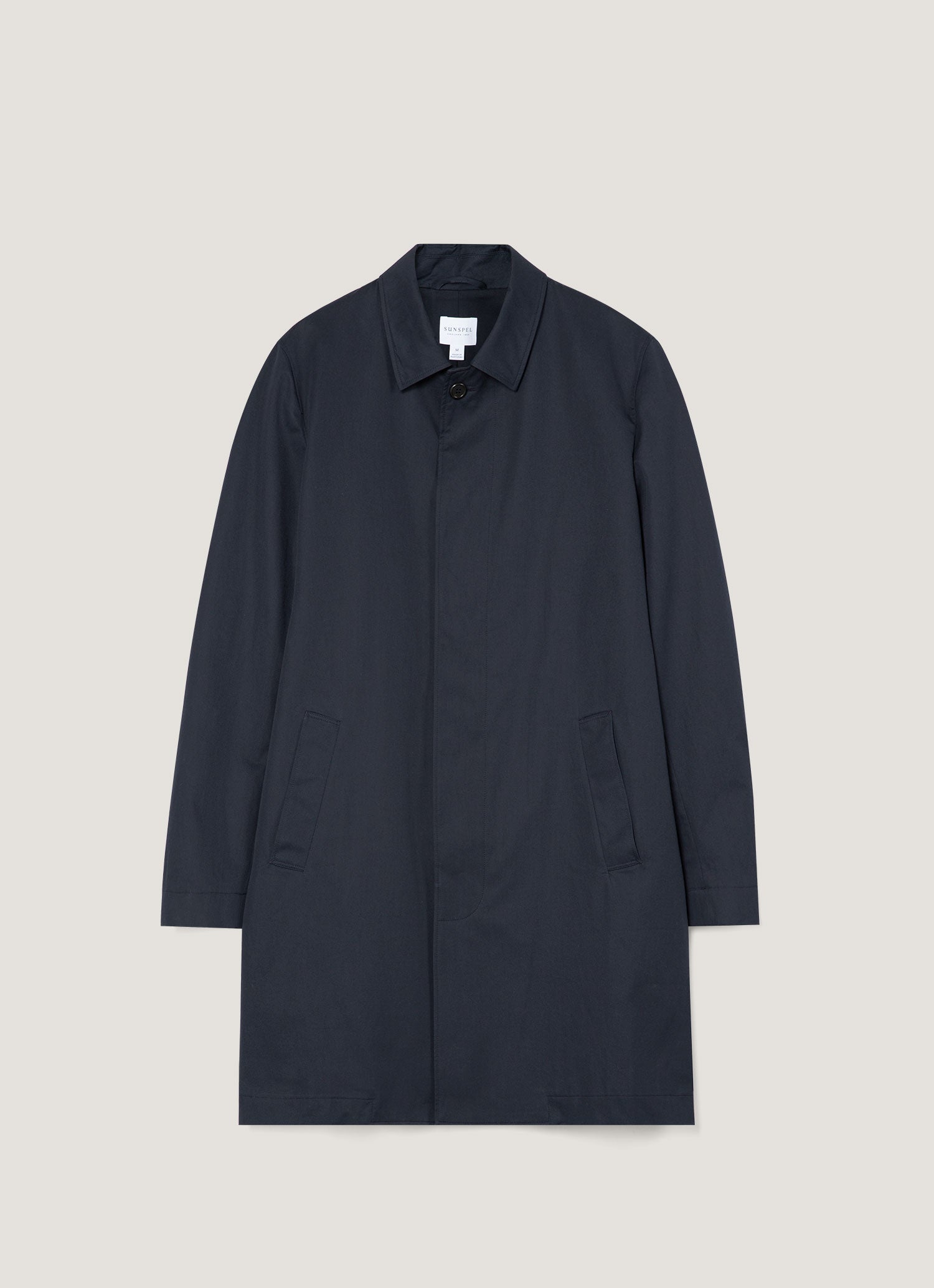 Men S Showerproof Cotton Mac In