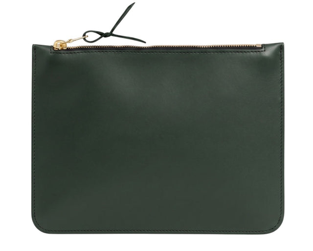 Medium Leather Zipper Pouch