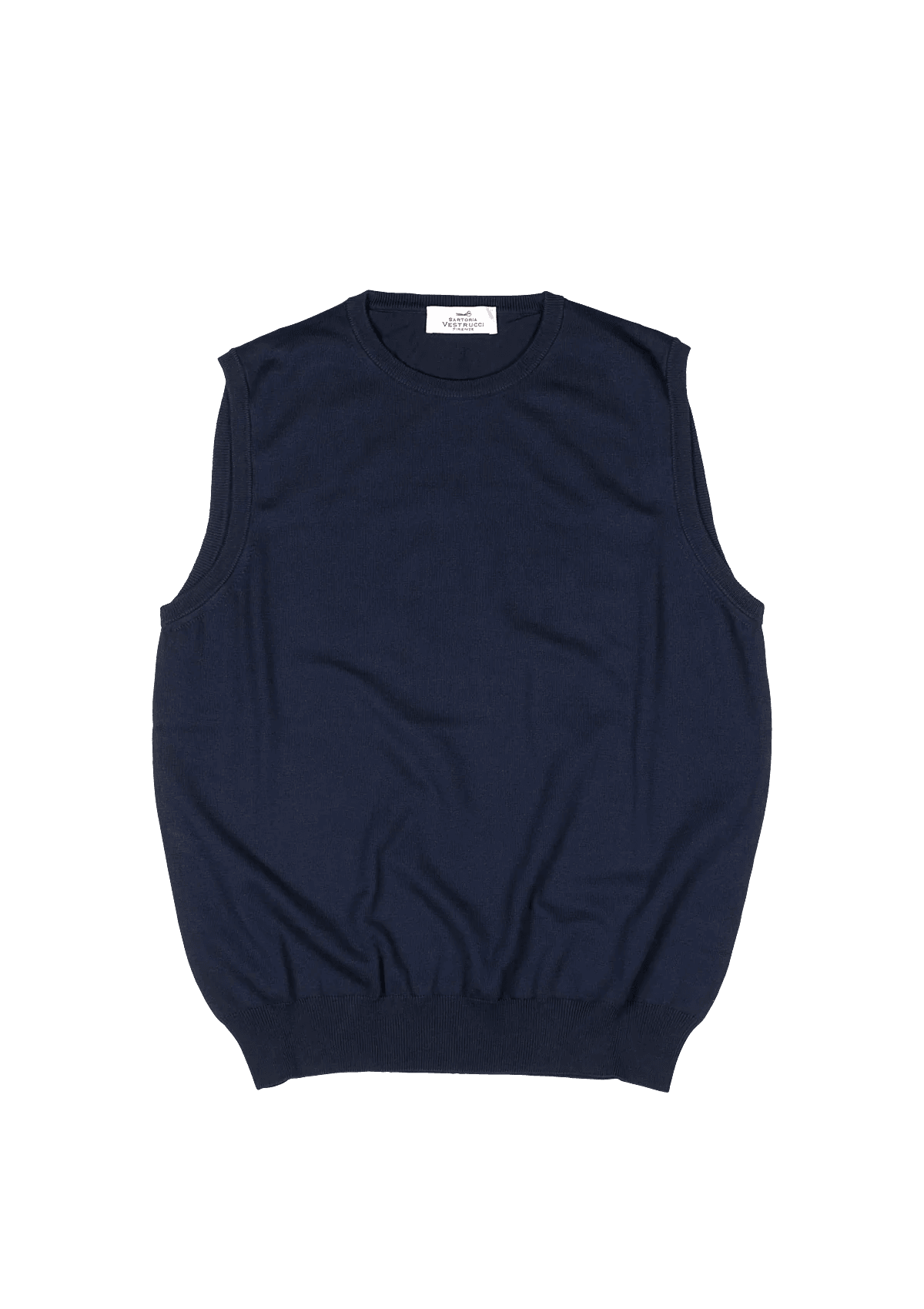 Blue Cotton Waistcoat