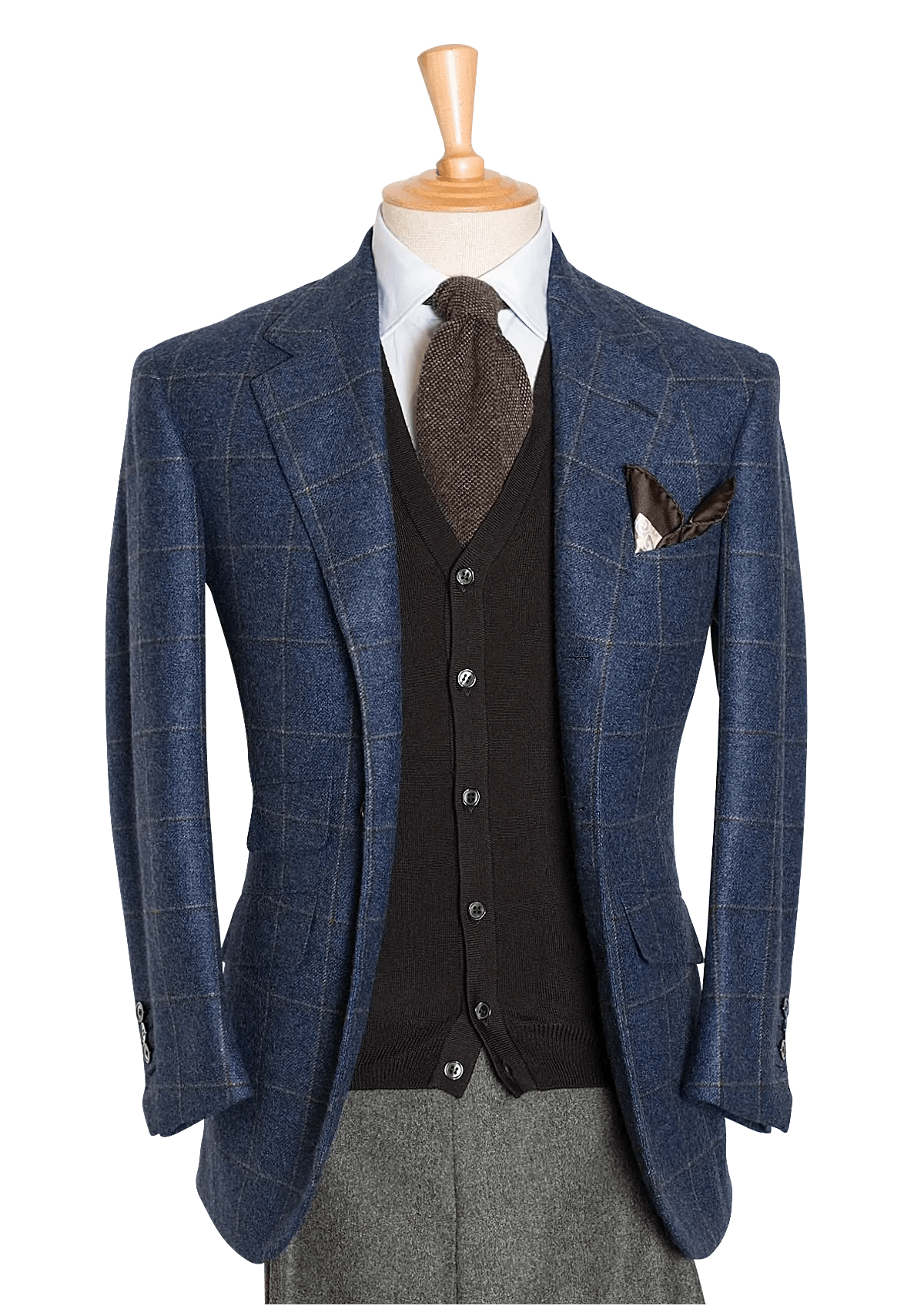 Men S Cashmere Check Jacket