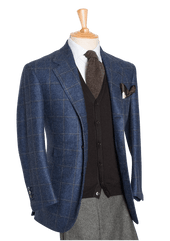 Men S Cashmere Check Jacket