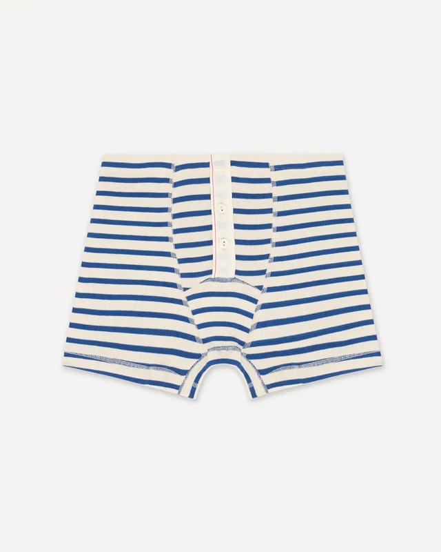 Boxer brief Albar Breton stripe Natural / Blue