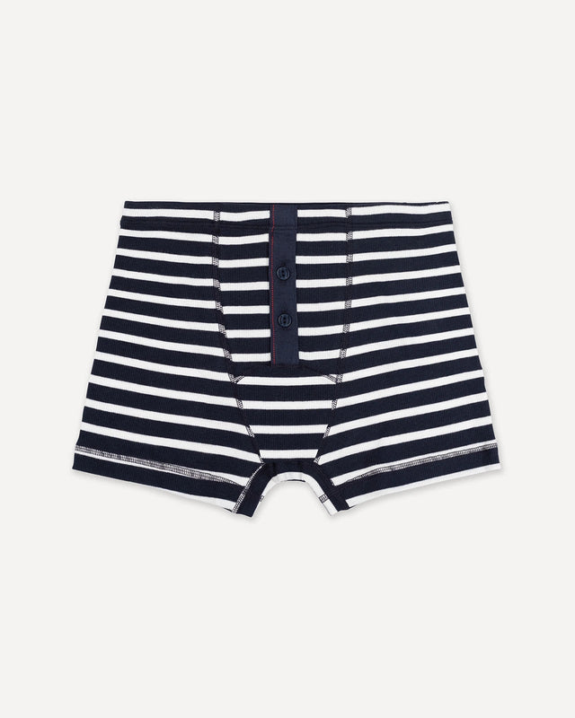 Boxer brief Albar Breton stripe deep marine