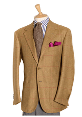 Tweed Jacket With Fuchsia Pane