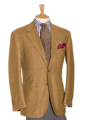 Tweed Jacket With Fuchsia Pane