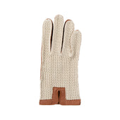 Men S Crochet Back Imitation Peccary Leather Driving Gloves