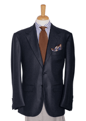 Men's Dark Blue Cashmere Blazer