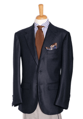 Men S Dark Blue Cashmere Blazer