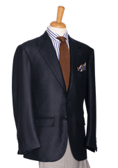 Men S Dark Blue Cashmere Blazer
