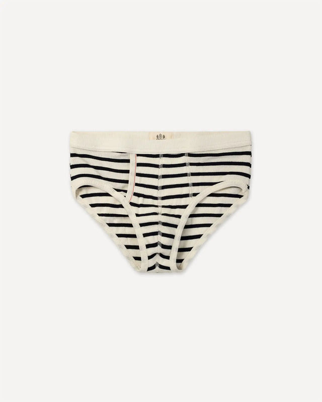 Brief Etor Breton stripes marine
