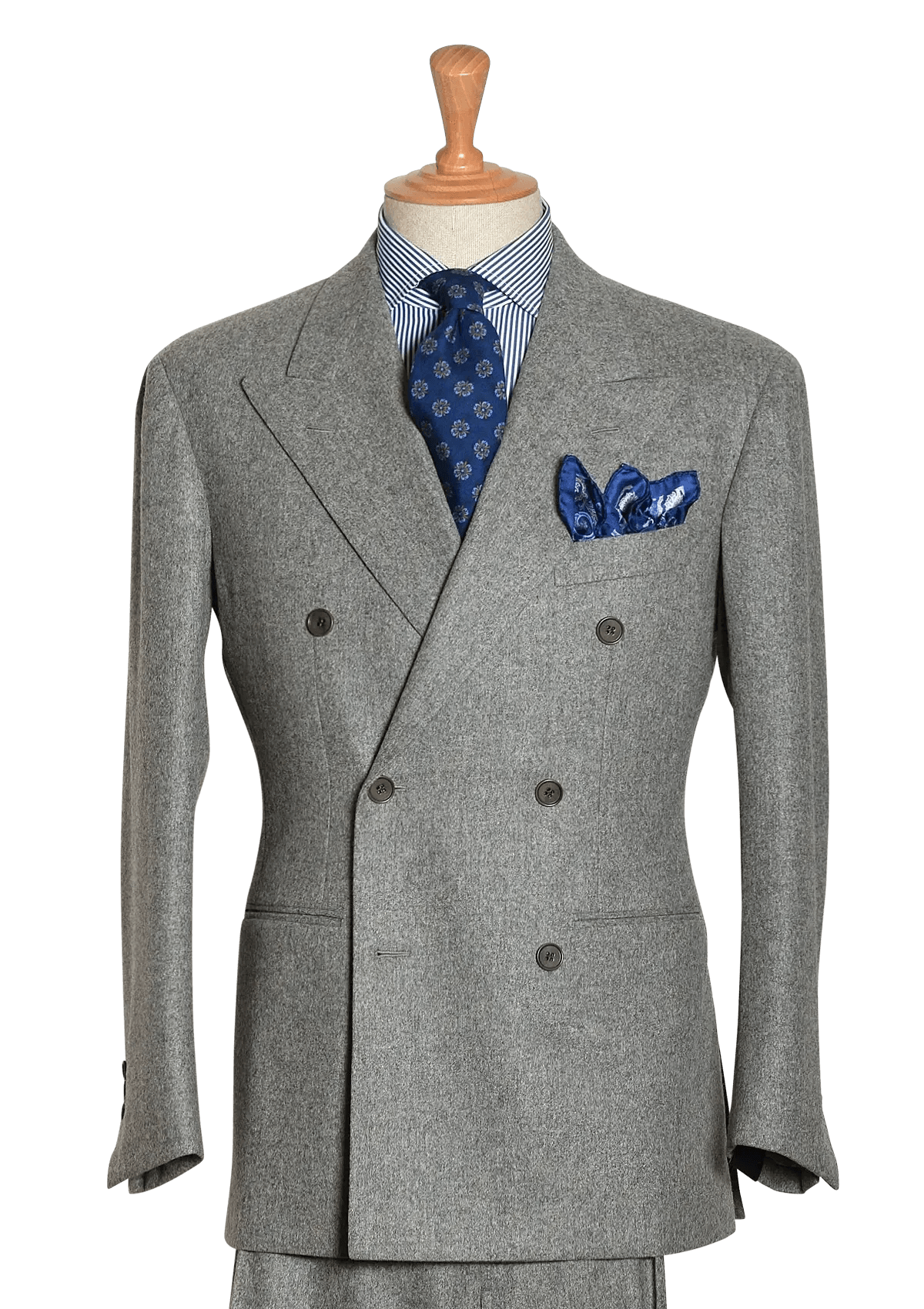 Men S Grey Wool Flannel Suit