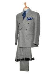 Men S Grey Wool Flannel Suit
