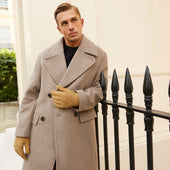 Men S Handsewn Three Point Lambskin Gloves