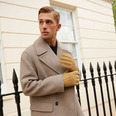 Men S Handsewn Three Point Lambskin Gloves