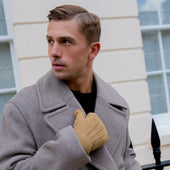 Men S Handsewn Three Point Lambskin Gloves