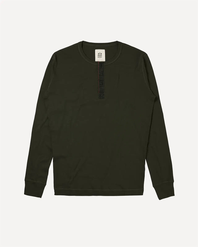 Henley Harri Dark forest green