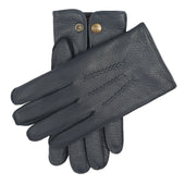 Men S Heritage Three Point Cashmere Lined Deerskin Leather Gloves