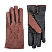 Men S Heritage Touchscreen Three Point Cashmere Lined Leather Gloves