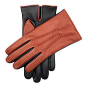 Men S Heritage Touchscreen Three Point Cashmere Lined Leather Gloves