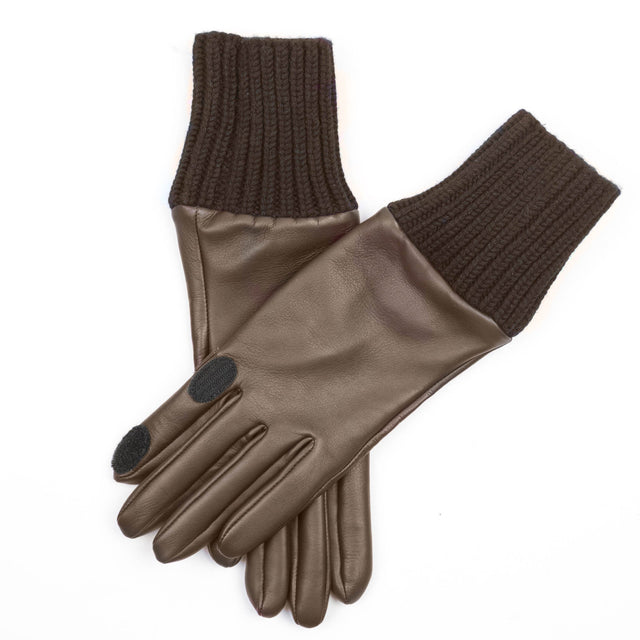 Men's Heritage Water-Resistant Silk-Lined Right Hand Leather Shooting Gloves with Cashmere Cuffs