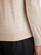 Men S Pullover Hoodie Orson Merino Wool Oat