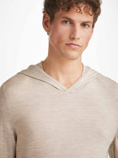 Men S Pullover Hoodie Orson Merino Wool Oat